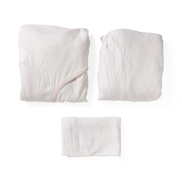 Soft-Fit Knitted Flat Sheets Set